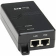 EATON Tripp Lite Gigabit Midspan PoE+ Injector Active IEEE 802.3at/802.3af 1-Port - 120 V AC, 230 V AC Input - Ethernet Input Port(s) - Ethernet Output Port(s) - Surface-mountable - Black - NPOE-30W-1G