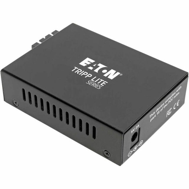EATON Tripp Lite Gigabit Singlemode Fiber to Ethernet Media Converter, SC, 1310 nm, 20 km (12.4 mi.) - 1 x Network (RJ-45) - 1 x SC Ports - DuplexSC Port - Single-mode - Gigabit Ethernet - 1000Base-T, 1000B...  - N785-INT-SC-SM