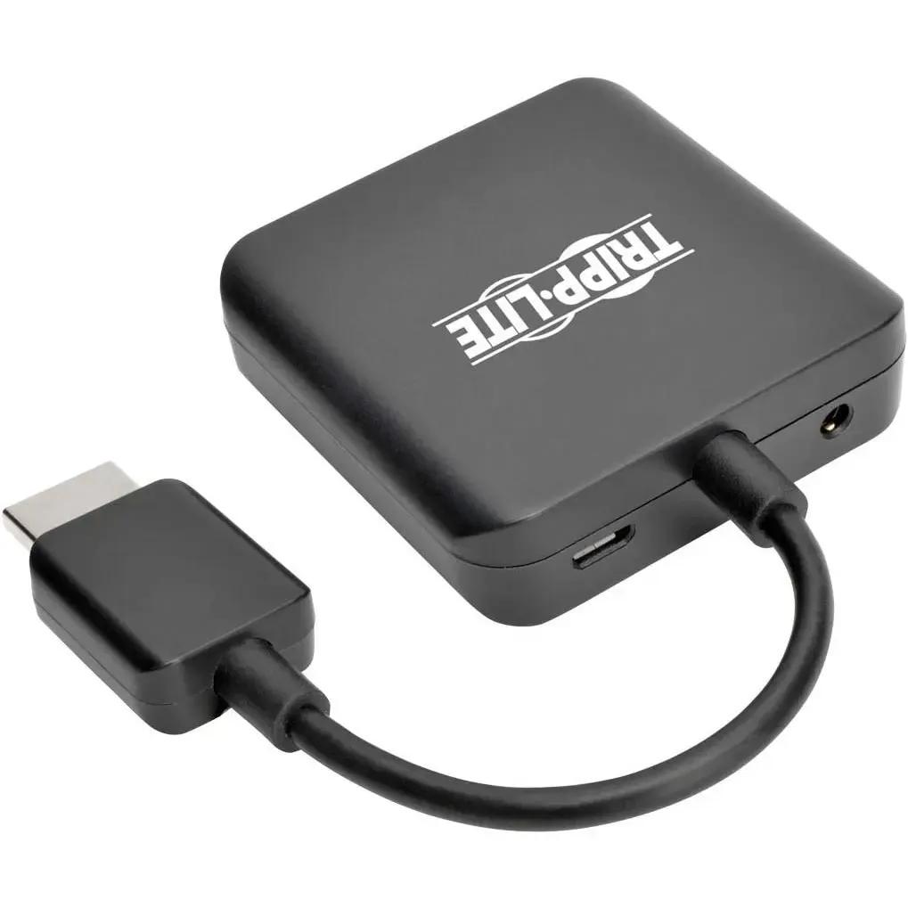 EATON Tripp Lite HDMI Audio De-Embedder Extractor with HDMI Cable UHD 4Kx2K - Functions: Audio Embedding, Audio Extraction - USB - Audio Line Out - External - P130-06N-AUDIO