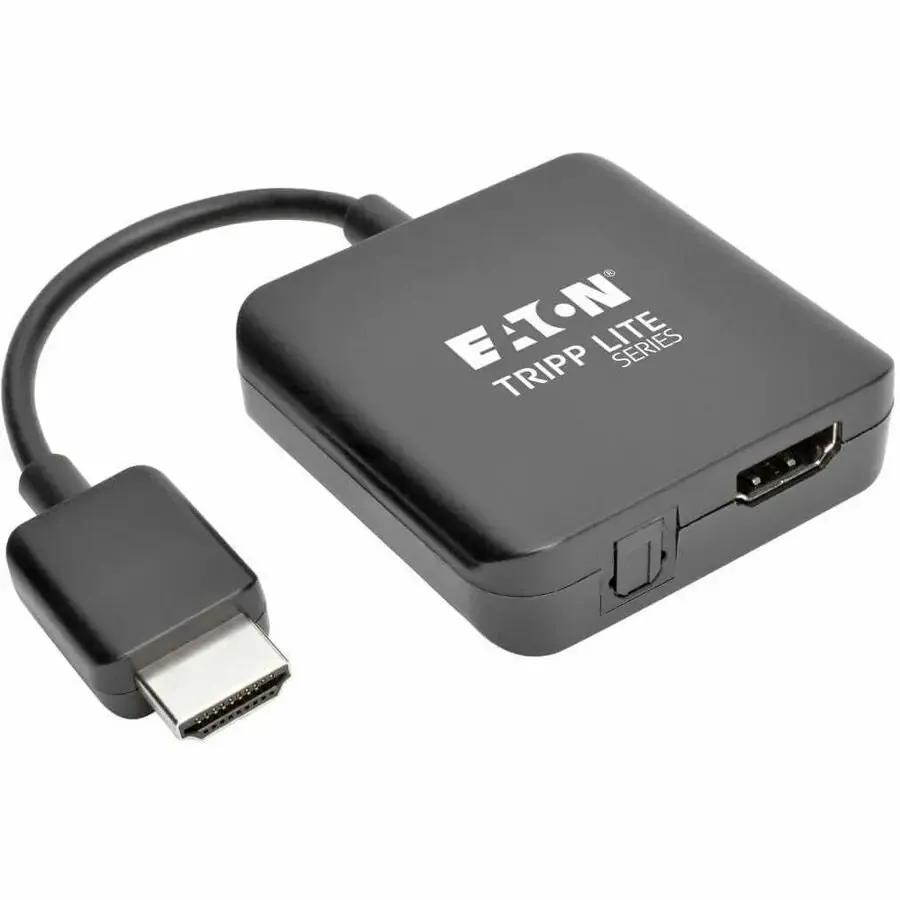 EATON Tripp Lite HDMI Audio De-Embedder Extractor with HDMI Cable UHD 4Kx2K - Functions: Audio Embedding, Audio Extraction - USB - Audio Line Out - External - P130-06N-AUDIO