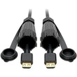 EATON Tripp Lite HDMI Cable High-Speed 2 IP68 Connectors Industrial Ethernet 12ft - 12 ft HDMI A/V Cable for Monitor, Home Theater System, Audio/Video Device, HDTV, Blu-ray Player - First End: 1 x HDMI Male...  - P569-012-IND2