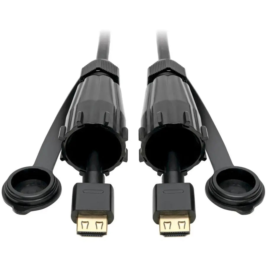EATON Tripp Lite HDMI Cable High-Speed 2 IP68 Connectors Industrial Ethernet 12ft - 12 ft HDMI A/V Cable for Monitor, Home Theater System, Audio/Video Device, HDTV, Blu-ray Player - First End: 1 x HDMI Male...  - P569-012-IND2