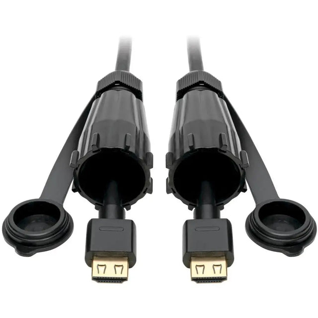 EATON Tripp Lite HDMI Cable High-Speed 2 IP68 Connectors Industrial Ethernet 12ft - 12 ft HDMI A/V Cable for Monitor, Home Theater System, Audio/Video Device, HDTV, Blu-ray Player - First End: 1 x HDMI Male...  - P569-012-IND2