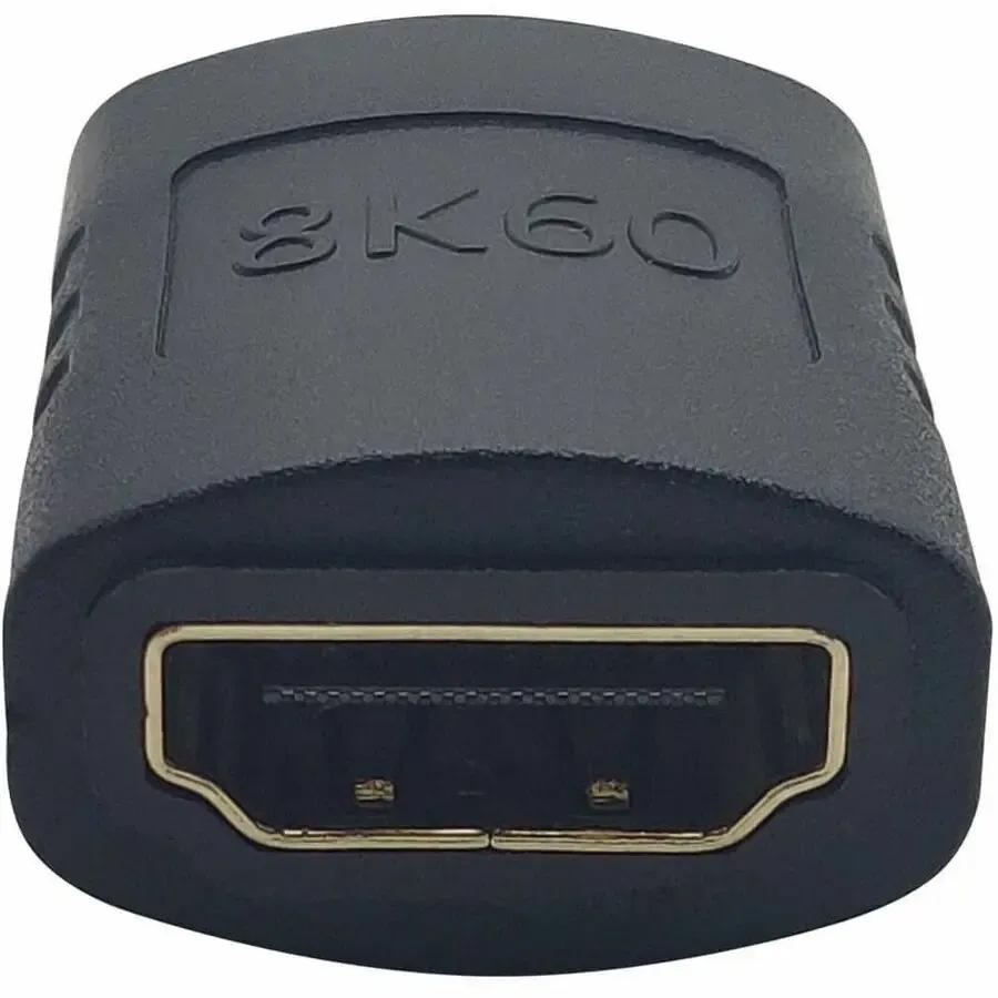 EATON Tripp Lite HDMI Coupler UHD 8K 60Hz 4:4:4 High Dynamic Range F/F Black - 7680 x 4320 Supported - Gold Connector - Gold Contact - Black - TAA Compliant - P164-000-8K6
