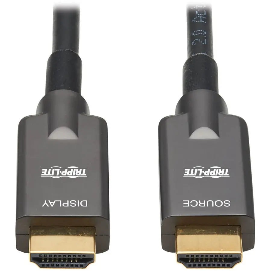 EATON Tripp Lite HDMI Fiber Active Optical Cable AOC Armored 4K 60Hz HDR M/M 10M - 32.81 ft Fiber Optic A/V Cable for Audio/Video Device, Notebook, Tablet, Blu-ray Player, Gaming Console, Security Camera, H...  - P568FA-10M