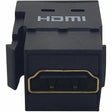 EATON Tripp Lite HDMI Keystone/Panel-Mount Coupler (F/F) - 8K 60 Hz, Black - 7680 x 4320 Supported - Gold Connector - Gold Contact - Black - TAA Compliant - P164-000-KPBK8K