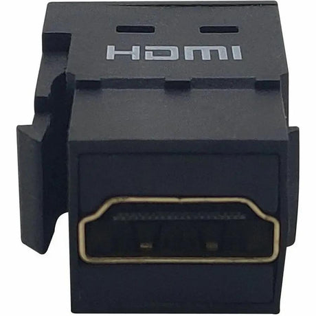 EATON Tripp Lite HDMI Keystone/Panel-Mount Coupler (F/F) - 8K 60 Hz, Black - 7680 x 4320 Supported - Gold Connector - Gold Contact - Black - TAA Compliant - P164-000-KPBK8K