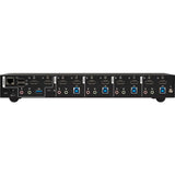 EATON Tripp Lite HDMI KVM Switch 4-Port Dual-Switch Desktop 4K60Hz USB 3.2 Gen 1 - 1 Computer(s) - 4096 x 2160 - 50 Hz, 60 Hz - 1 x Network (RJ-45) - 8 x USB - 10 x HDMI - Desktop, Rack-mountable - B006-HD2UA4