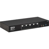 EATON Tripp Lite HDMI KVM Switch 4-Port Dual-Switch Desktop 4K60Hz USB 3.2 Gen 1 - 1 Computer(s) - 4096 x 2160 - 50 Hz, 60 Hz - 1 x Network (RJ-45) - 8 x USB - 10 x HDMI - Desktop, Rack-mountable - B006-HD2UA4