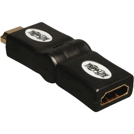 EATON Tripp Lite HDMI Male to Female Swivel Adapter Up / Down Angled Connector M/F - 1 x HDMI Digital Audio/Video Female - 1 x HDMI Digital Audio/Video Male - Black - P142-000-UD