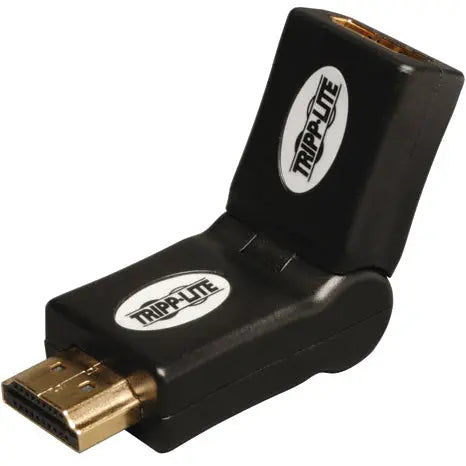 EATON Tripp Lite HDMI Male to Female Swivel Adapter Up / Down Angled Connector M/F - 1 x HDMI Digital Audio/Video Female - 1 x HDMI Digital Audio/Video Male - Black - P142-000-UD