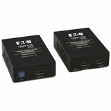 EATON Tripp Lite HDMI Over Cat5/6 Active Video Extender Kit Transmitter Receiver 1080p 200' - 2 Input Device - 2 Output Device - 150 ft Range - 2 x Network (RJ-45) - 1 x HDMI In - 2 x HDMI Out - Twisted Pai...  - B126-1A1