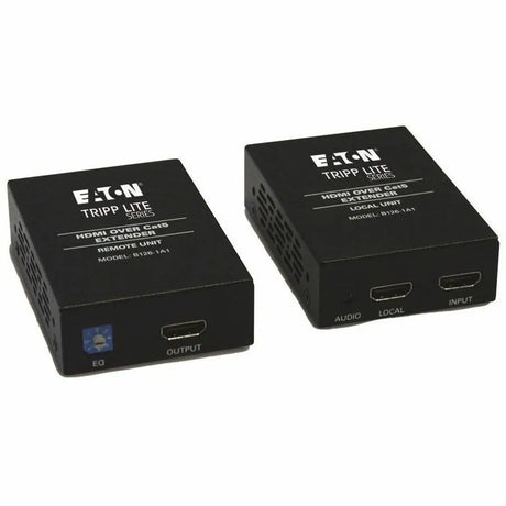 EATON Tripp Lite HDMI Over Cat5/6 Active Video Extender Kit Transmitter Receiver 1080p 200' - 2 Input Device - 2 Output Device - 150 ft Range - 2 x Network (RJ-45) - 1 x HDMI In - 2 x HDMI Out - Twisted Pai...  - B126-1A1