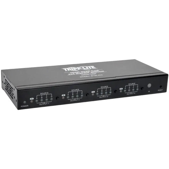 EATON Tripp Lite HDMI over Cat5 Cat6 4x4 Matrix Video Extender Switch HDMI RJ45 F/F TAA - 1920 x 1080 - Full HD - 1080i - Twisted Pair - 4 x 4 - Display, TV, Projector - TAA Compliant - B126-4X4