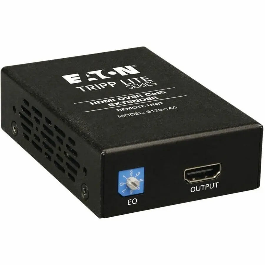 EATON Tripp Lite HDMI Over Cat5/Cat6 Active Video Extender Remote 1080p 60Hz 200' - 1 Input Device - 1 Output Device - 200 ft Range - 1 x Network (RJ-45) - 1 x HDMI Out - Twisted Pair - TAA Compliant - B126-1A0