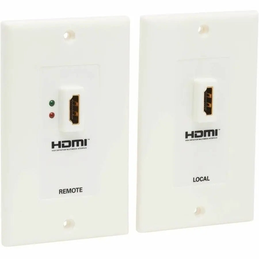 EATON Tripp Lite HDMI Over Cat5 Cat6 Wall Plate Extender Transmitter Receiver TAA - Wall Mount - P167-000