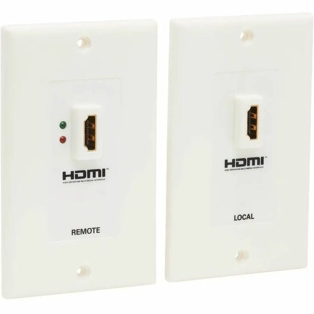 EATON Tripp Lite HDMI Over Cat5 Cat6 Wall Plate Extender Transmitter Receiver TAA - Wall Mount - P167-000