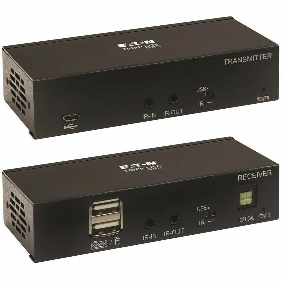 EATON Tripp Lite HDMI Over Cat6 Extender Kit w KVM Support 4K60Hz USB/IR PoC TAA - 1 Input Device - 1 Output Device - 230 ft Range - 2 x Network (RJ-45) - 3 x USB - 1 x HDMI In - 1 x HDMI Out - 4K UHD - 384...  - B127A-1A1-BHBH