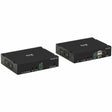 EATON Tripp Lite HDMI Over Cat6 Extender Kit w/ Power Over Cable 4K@60Hz 4:4:4 - 2 Input Device - 1 Output Device - 328 ft Range - 2 x Network (RJ-45) - 3 x USB - 1 x HDMI In - 2 x HDMI Out - 4K - 3840 x 21...  - B127E-1A1-HH