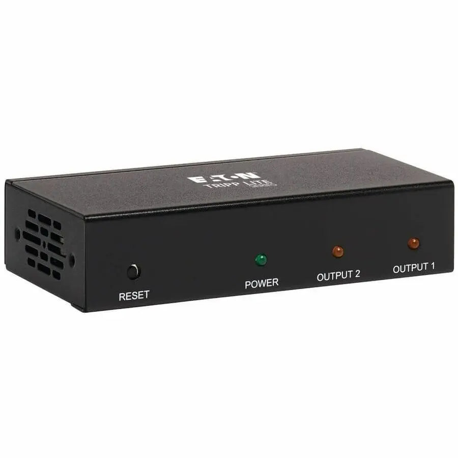EATON Tripp Lite HDMI Splitter 2-Port 4K @ 60Hz Multi-Resolution Support HDR TAA - 4096 x 2160 - 15 ft Maximum Operating Distance - HDMI In - HDMI Out - TAA Compliant - B118-002-HDR