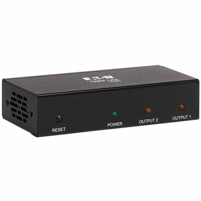 EATON Tripp Lite HDMI Splitter 2-Port 4K @ 60Hz Multi-Resolution Support HDR TAA - 4096 x 2160 - 15 ft Maximum Operating Distance - HDMI In - HDMI Out - TAA Compliant - B118-002-HDR