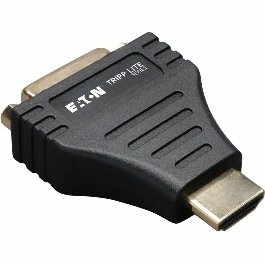 EATON Tripp Lite HDMI to DVI Cable Adapter Converter Compact HDMI to DVI-D M/F - 1 x DVI-D Female Digital Video - 1 x HDMI Male Digital Audio/Video - P132-000
