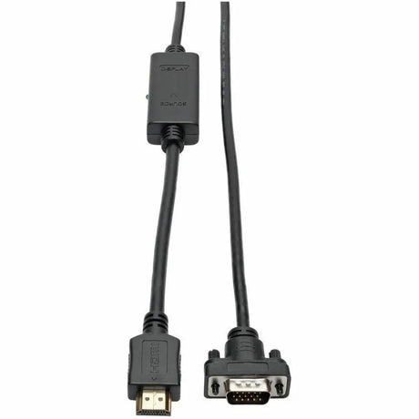 EATON Tripp Lite HDMI to VGA Adapter Converter Cable Active M/M 1080p @ 60Hz 15ft 15' - HDMI/VGA for Monitor, Projector, TV, Blu-ray Player, PC, Audio/Video Device - 15.09 ft - 1 x HDMI Male Digital Audio/V...  - P566-015-VGA