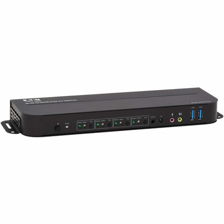 EATON Tripp Lite HDMI USB KVM Switch 4-Port 4K 60Hz HDR HDCP 2.2 IR USB Sharing - 4 Computer(s) - 1 Local User(s) - 4096 x 2160 - 8 x USB - 5 x HDMI - B005-HUA4