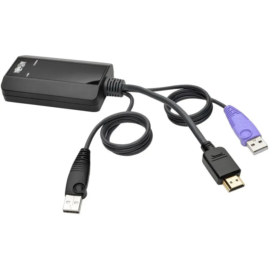 EATON Tripp Lite HDMI USB Server Interface w/Virtual Media & CAC for B064 KVMs TAA - 1 Computer(s) - 164.04 ft Range - 1 x Network (RJ-45) x USB x HDMI - External - B055-001-UHD