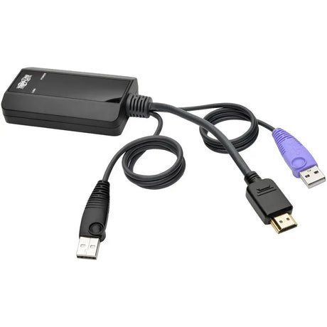 EATON Tripp Lite HDMI USB Server Interface w/Virtual Media & CAC for B064 KVMs TAA - 1 Computer(s) - 164.04 ft Range - 1 x Network (RJ-45) x USB x HDMI - External - B055-001-UHD