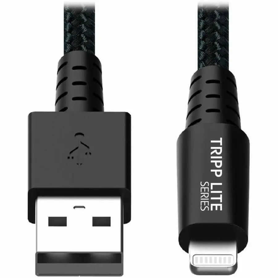 EATON Tripp Lite Heavy Duty Lightning to USB Sync/Charge iPad iPhone Apple 6ft 6' - 5.91 ft Lightning/USB Data Transfer Cable for iPhone, iPad, iPad mini, iPad Air, iPad Pro, iPod touch, Computer - First En...  - M100-006-GY-MAX