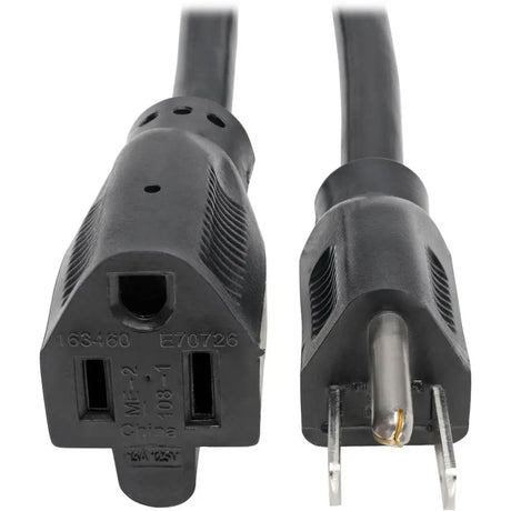 EATON Tripp Lite Heavy Duty Power Extension Cord 15A 14AWG 5-15P to L5-15R 25' - 120 V AC Voltage Rating - 15 A Current Rating - Black - P024-025