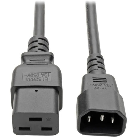 EATON Tripp Lite Heavy Duty Power Extension Cord 16 AWG 10A C19 to C14 6' 6 ft - (IEC-320-C19 to IEC-320-C14) 6-ft. - P047-006-10A