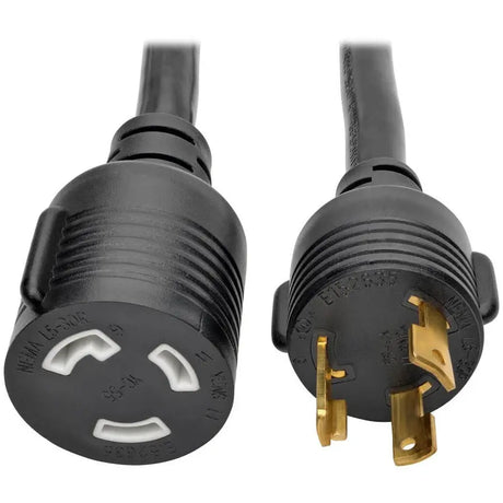EATON Tripp Lite Heavy Duty Power Extension Cord 30A 10AWG L5-30P L5-30R 10' 10ft - 125 V AC Voltage Rating - 30 A Current Rating - Black - P046-010-LL-30A