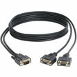 EATON Tripp Lite High Resolution VGA Monitor Y Splitter Cable HD15 to 2x HD15 6ft - 6 ft VGA Video Cable for PC, Monitor - First End: 1 x 15-pin HD-15 - Male - Second End: 2 x 15-pin HD-15 - Female - Splitt - P516-006-HR