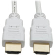 EATON Tripp Lite High Speed HDMI 4K Cable Ultra HD Digital Video M/M White 16ft - HDMI for Audio/Video Device, Blu-ray Player, Gaming Console, Camera, A/V Receiver, Monitor, Projector, TV, iPad - 2.25 GB/s ...  - P568-016-WH