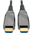 EATON Tripp Lite High-Speed HDMI Cable HDMI 2.0 Fiber AOC 4K@60Hz Black M/M 100M - 328.08 ft Fiber Optic A/V Cable for TV, Audio/Video Device, Notebook, Home Theater System, Tablet, HDTV, Blu-ray Player, Ch...  - P568-100M-FBR