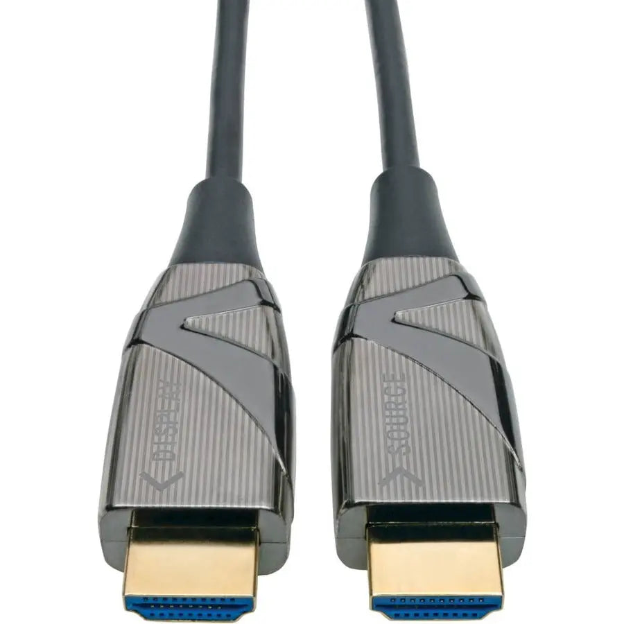 EATON Tripp Lite High-Speed HDMI Cable HDMI 2.0 Fiber AOC 4K @60Hz Black M/M 15M - 50 ft Fiber Optic A/V Cable for Monitor, Audio/Video Device, Home Theater System, HDTV, Tablet, Gaming Console, Notebook, B...  - P568-15M-FBR