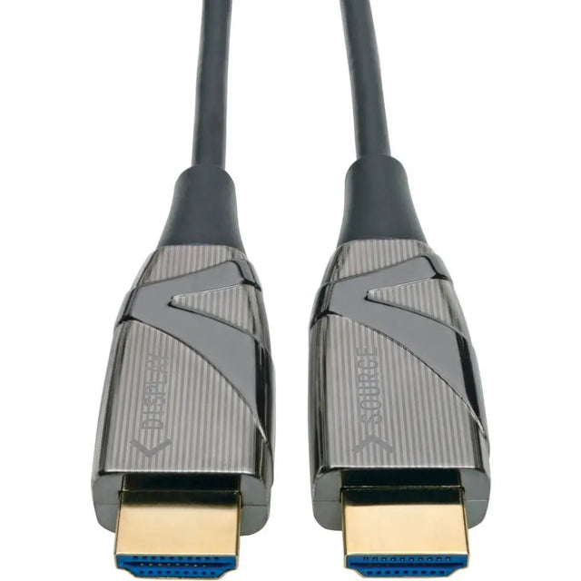 EATON Tripp Lite High-Speed HDMI Cable HDMI 2.0 Fiber AOC 4K @60Hz Black M/M 30M - 98 ft Fiber Optic A/V Cable for Monitor, Audio/Video Device, Home Theater System, HDTV, Tablet, Gaming Console, Notebook, B...  - P568-30M-FBR