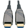 EATON Tripp Lite High-Speed HDMI Cable HDMI 2.0 Fiber AOC 4K @60Hz Black M/M 40M - 131.23 ft Fiber Optic A/V Cable for TV, Audio/Video Device, Notebook, Home Theater System, Tablet, HDTV, Blu-ray Player, Ch...  - P568-40M-FBR