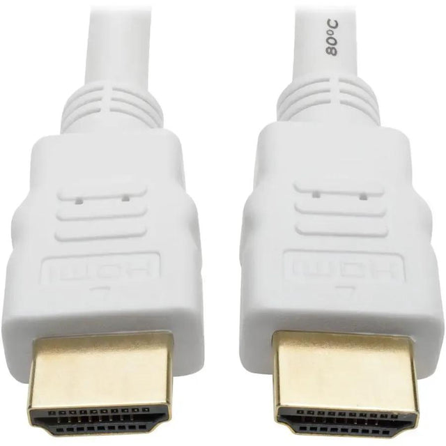 EATON Tripp Lite High Speed HDMI Cable Ultra HD Digital Video M/M White 1080p 25ft 25' - HDMI for Audio/Video Device, Blu-ray Player, Gaming Console, Camera, A/V Receiver, Monitor, Projector, TV, iPad - 2.2...  - P568-025-WH