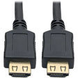 EATON Tripp Lite High-Speed HDMI Cable w/ Gripping Connectors 1080p M/M Black 25ft 25' - HDMI for Projector, Monitor, Notebook, Home Theater System, Tablet, Audio/Video Device, TV Box, HDTV, Blu-ray Player, - P568-025-BK-GRP