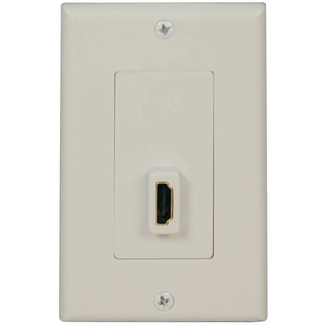 EATON Tripp Lite Home Theater HDMI Send / Receive Pass-Through Wallplate - 2 x Socket(s) - HDMI Video - White - P166-001-P