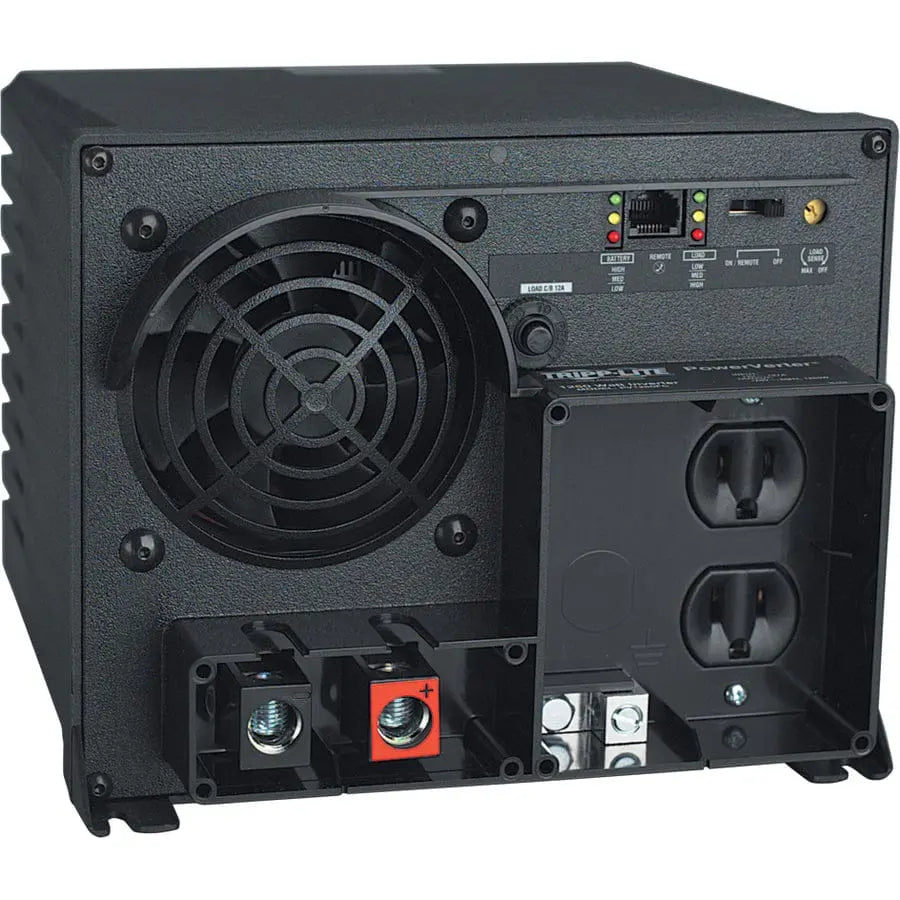 EATON Tripp Lite Industrial Inverter 1250W 12V DC to 120V AC RJ45 2 Outlets 5-15R - 12V DC - 120V AC - Continuous Power:1250W - PV1250FC