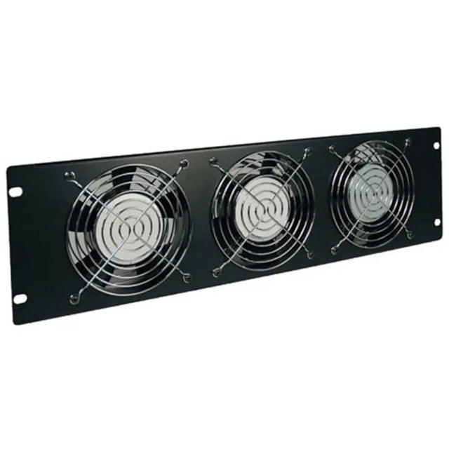 EATON Tripp Lite Intl Rack Enclosure Server Cabinet Fan Panel Airflow Management 230V 3URM - 3 Fan - 230 V AC - 3U - 210 CFMBlack - SRXFAN3U