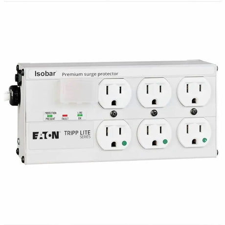 EATON Tripp Lite Isobar Surge Protector Medical Metal 6 Outlet 15' Cord - Receptacles: 6 x NEMA 5-15R - 3330J - ISOBAR6ULTRAHG