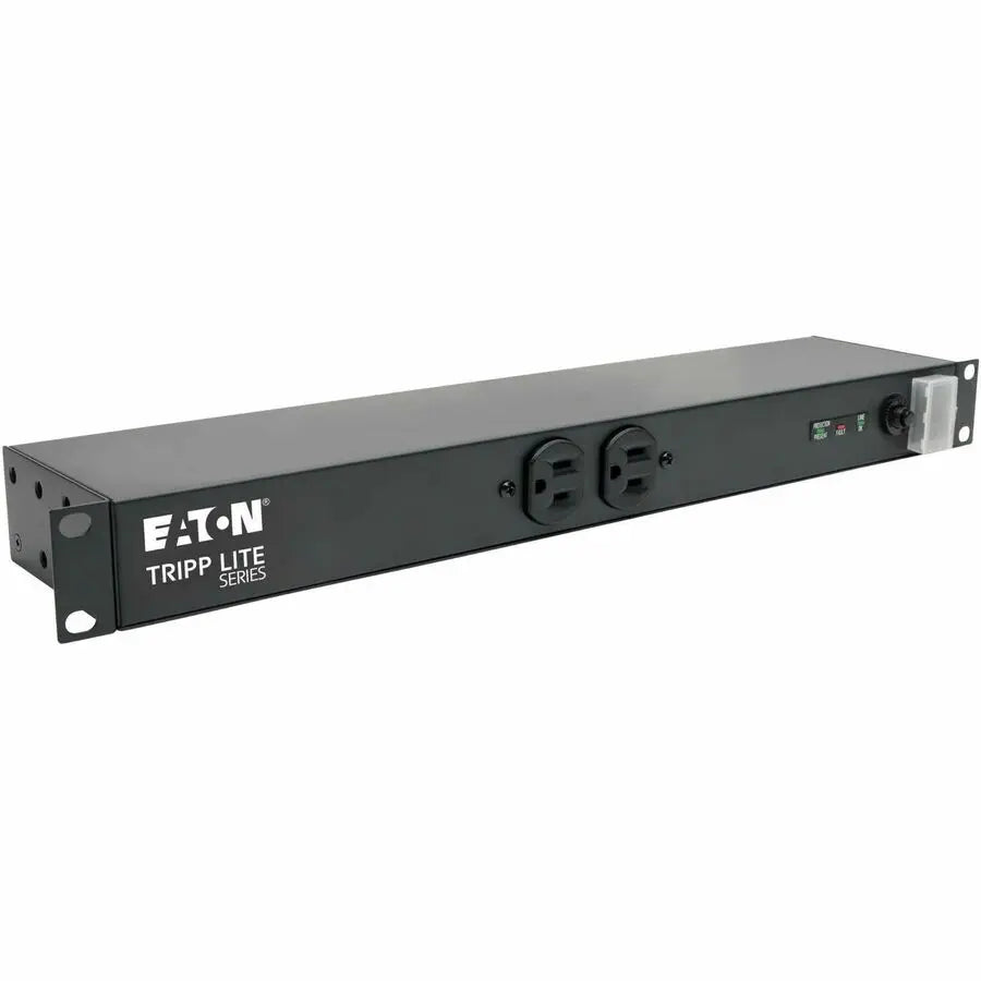 EATON Tripp Lite Isobar Surge Protector Rackmount Metal 12 Outlet 15' Cord 1U RM - Receptacles: 12 x NEMA 5-15R - 3840J - ISOBAR12ULTRA