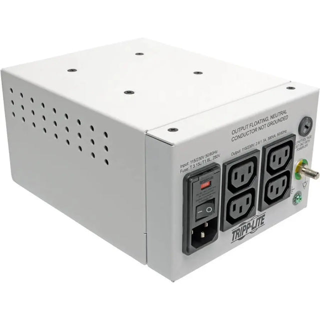 EATON Tripp Lite Isolation Transformer Dual-Voltage 115/230V 300W Medical-Grade - 300 VA - 120 V AC, 230 V AC Input - 115 V AC, 230 V AC Output - IS300HGDV
