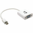 EATON Tripp Lite Keyspan Mini DisplayPort to VGA Adapter Converter Active 6" Mini DP MDP to VGA Mini Dport - DisplayPort/VGA for Monitor, Computer - 2.16 GB/s - 6" - 1 x Mini DisplayPort Male Digital Audio/ - P137-06N-VGA-V2