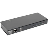 EATON Tripp Lite KVM Server Remote Control External over IP RS-232 Port TAA GSA - 1 x 1 - 1 x Keyboard/Mouse/Video - 0U - Rack-mountable - B051-000